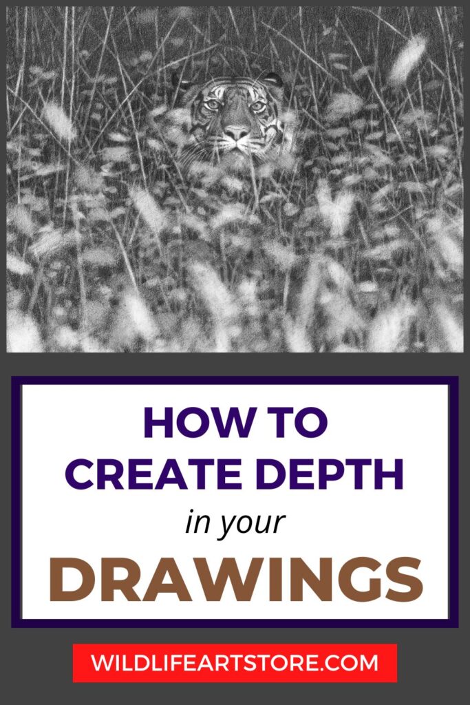 how to create depth in your drawing