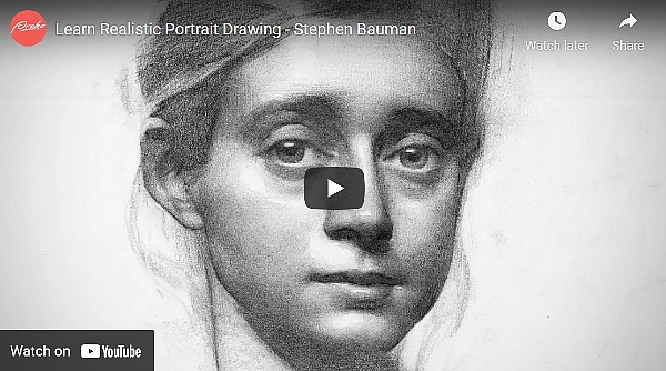 How to draw a realistic portrait by Stephen Bauman on Proko