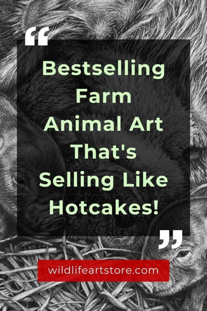 9 Farm Animal Art Bestsellers. Home decor that sells.