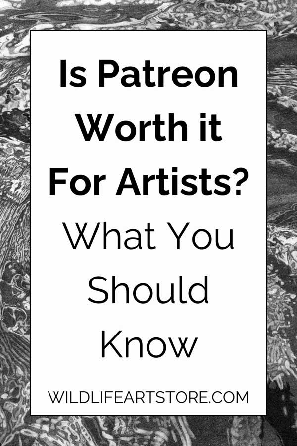 Is Patreon worth it for artists. A Pin for Pinterest